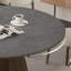 Ensemble de table de salle à manger en bois massif gris fritté gris-108353409