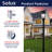 Solus Outdoor Hardwired Direct Burial Lamp Post with Dusk-to-Dawn Photocell Sensor-68896412-68896411
