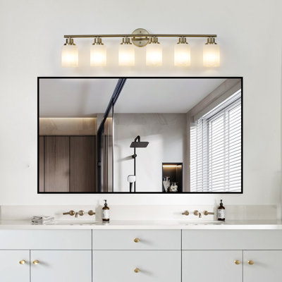 Éclairage pour meuble-lavabo moderne 6 lumières 6 lumières