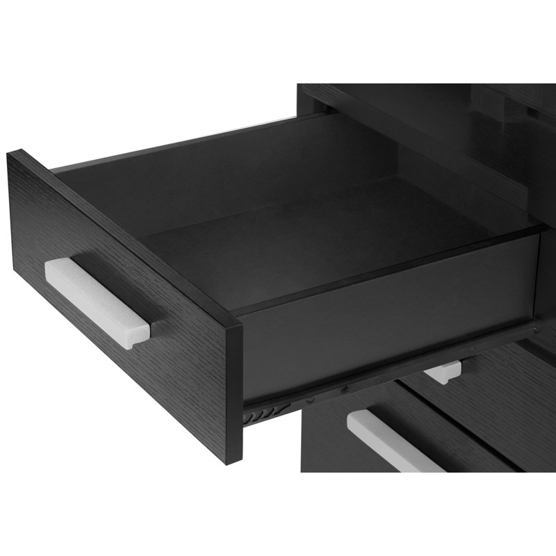 Bureau d'ordinateur, Noir