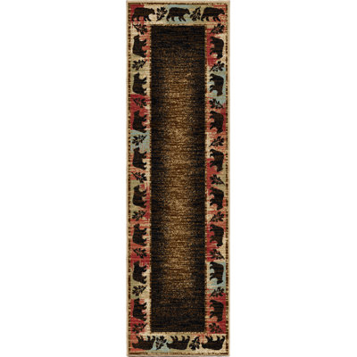 Tapis brun Holl Southwestern