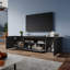 Caelainn High Gloss TV Stand & TV Cabinet, 1 Flip Door, 2 Side Doors, RGB Remote, 15W, Fits 60" TV-855289539-816714307