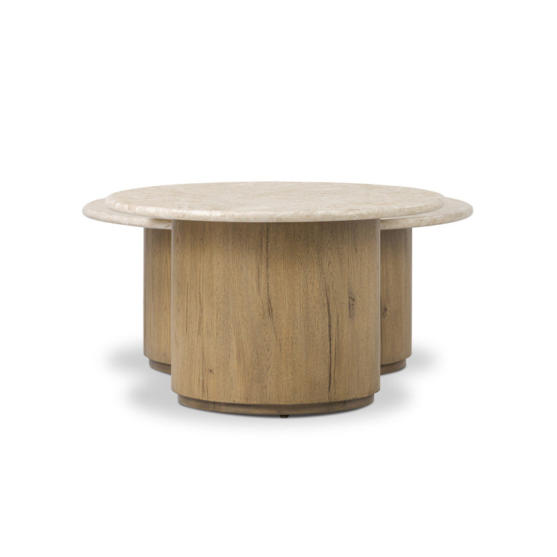 Toro Coffee Table-Cappuccino Marble