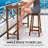 Patio Fir Wood Brown Bar Table-313321918