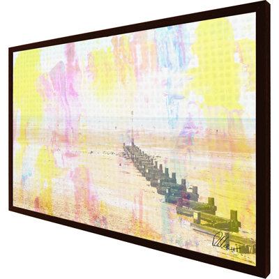 Colourful Beach - Single Picture Frame Print