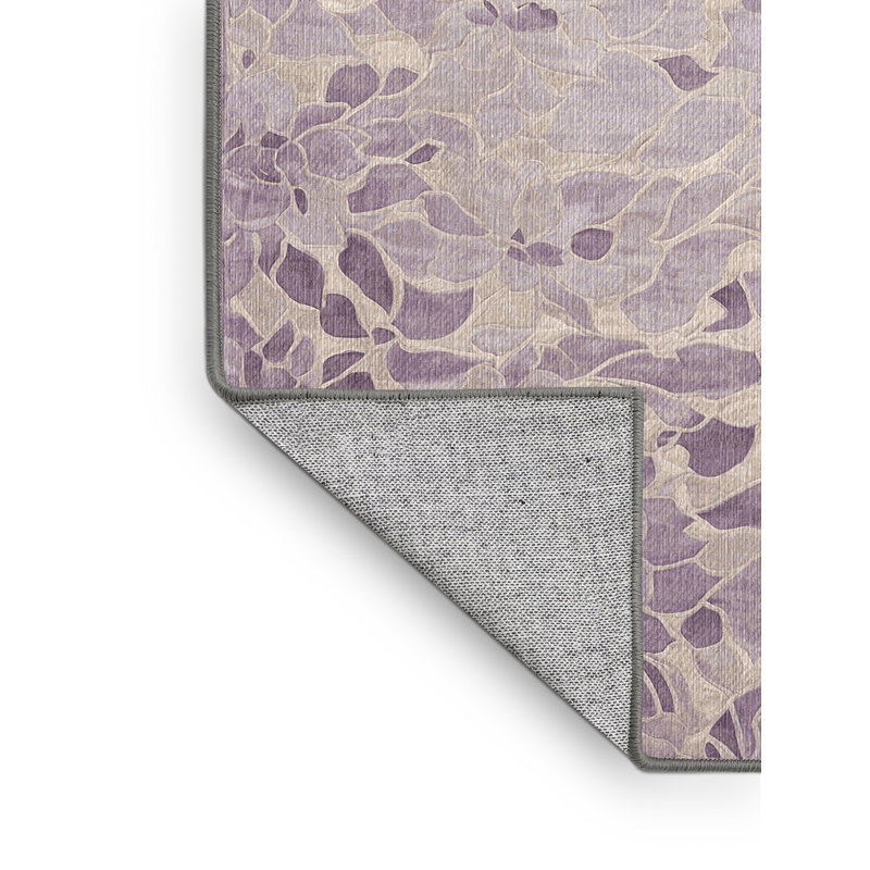 Machine Washable Gray Area Rug, Rectangle 8' x 12'
