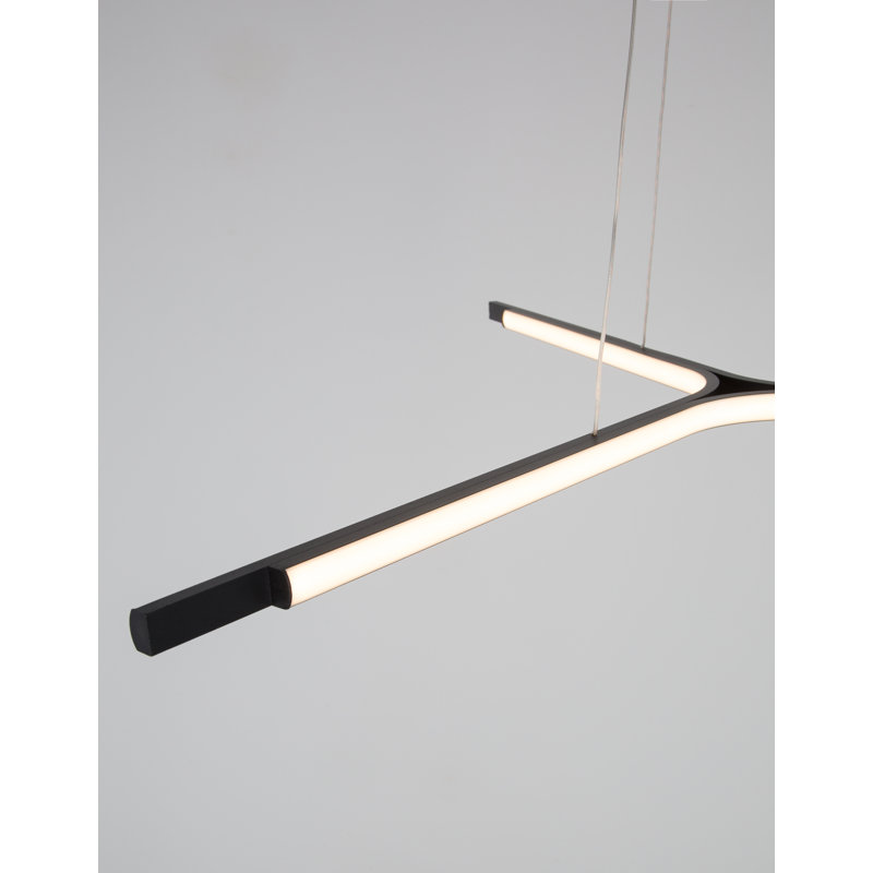 3 - Light Black LED Unique/Statement Pendant
