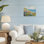 Giclée encadrée par Coastal Hyacinth Garden, par Petal Prints Design