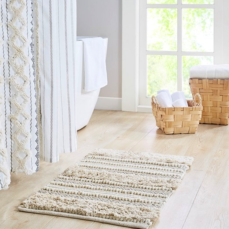 Tapis tissé pour salle de bain 22 x 58 po
