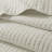 3 Piece Quilt Set Cream King/Cal King
