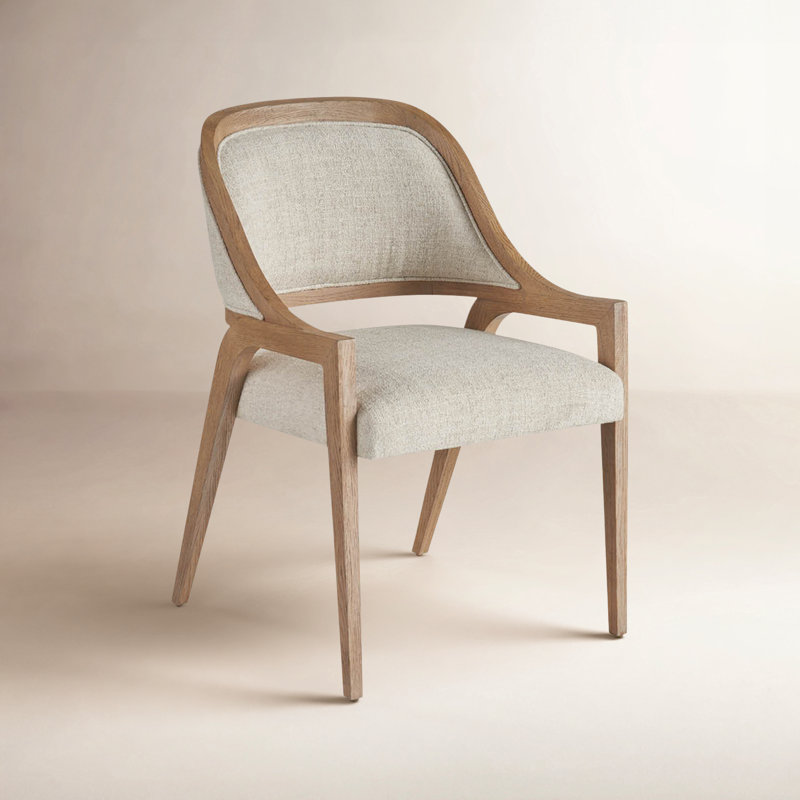 Avaline Upholstered Arm Chair, Skylark