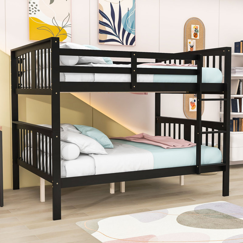 Didy Kids Full Over Full Bunk Bed, Espresso