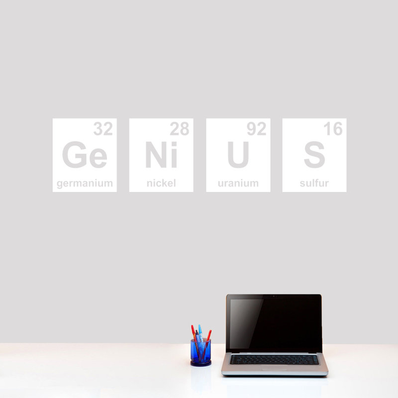 Adhésif décoratif Genius, Blanc