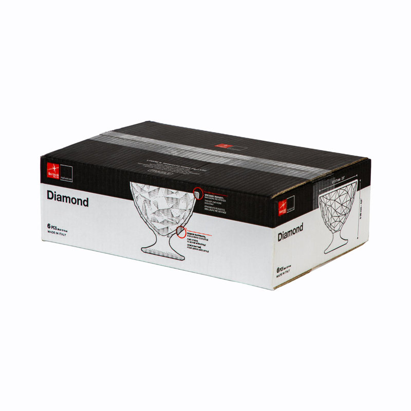 Diamond Ice Cream Bowls - 360ml
