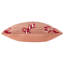 Candy Canes Pink Square Cushion Cover