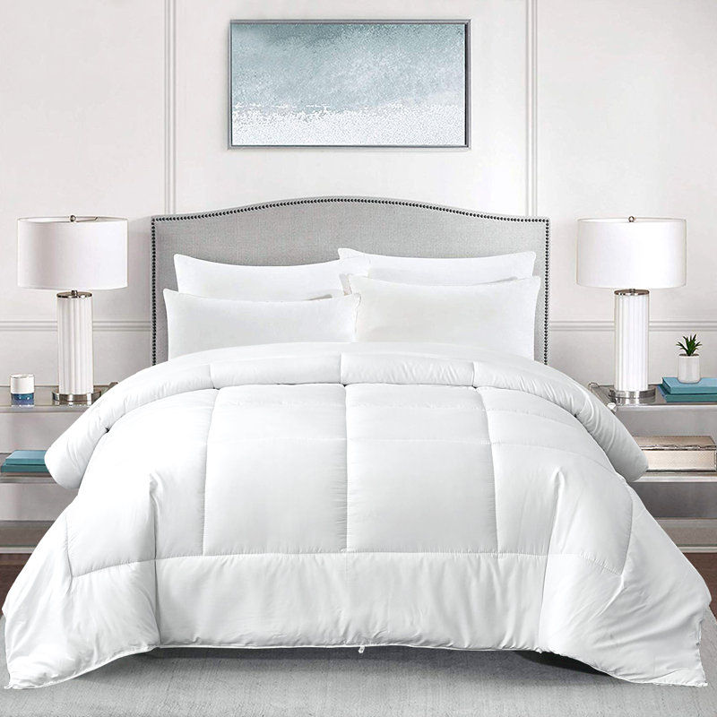 Édredon toutes saisons en duvet de microfibre, Grand