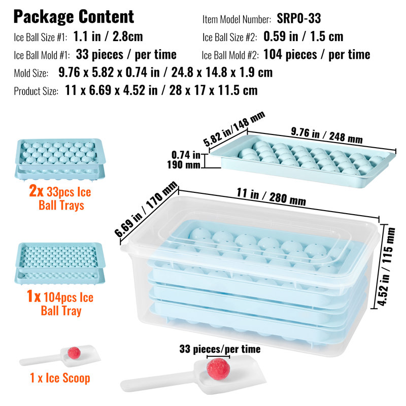 Plastic Ice Cube Tray