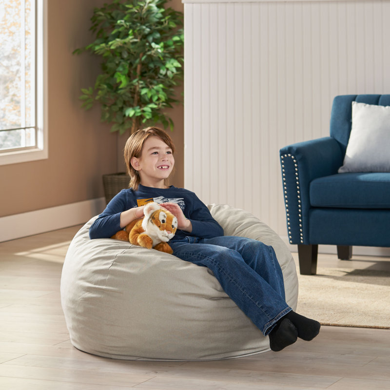 Standard Classic Polyester Bean Bag, Beige