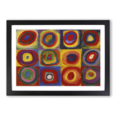 Farbstudie by Wassily Kandinsky - Framed Print