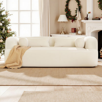 Canapé de luxe sans nuage - livraison compressée, aucun assemblage requis | Design moderne sans cadre avec coussins