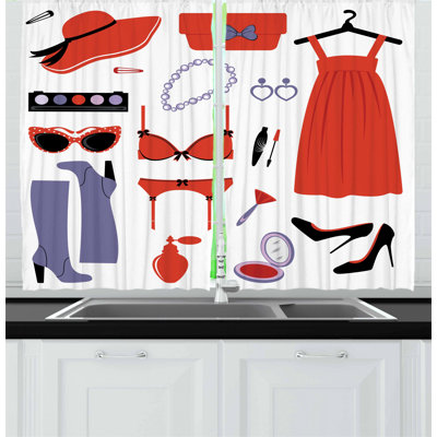 Pointed Kitchen Curtain