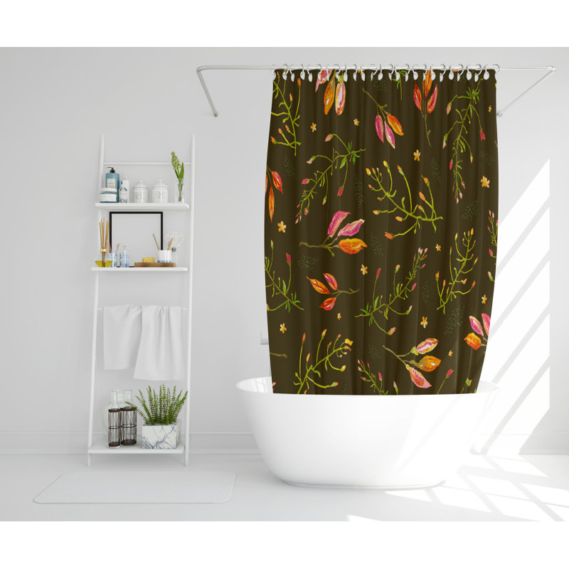 Judique Polyester Shower Curtain Set, 168cm H x 168cm W