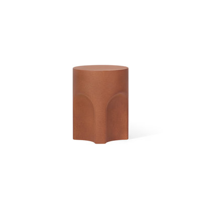 Chumenti Concrete Top Round Side Table