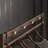Coat Rack Double Rod Brass Hooks Round Tray Wheels