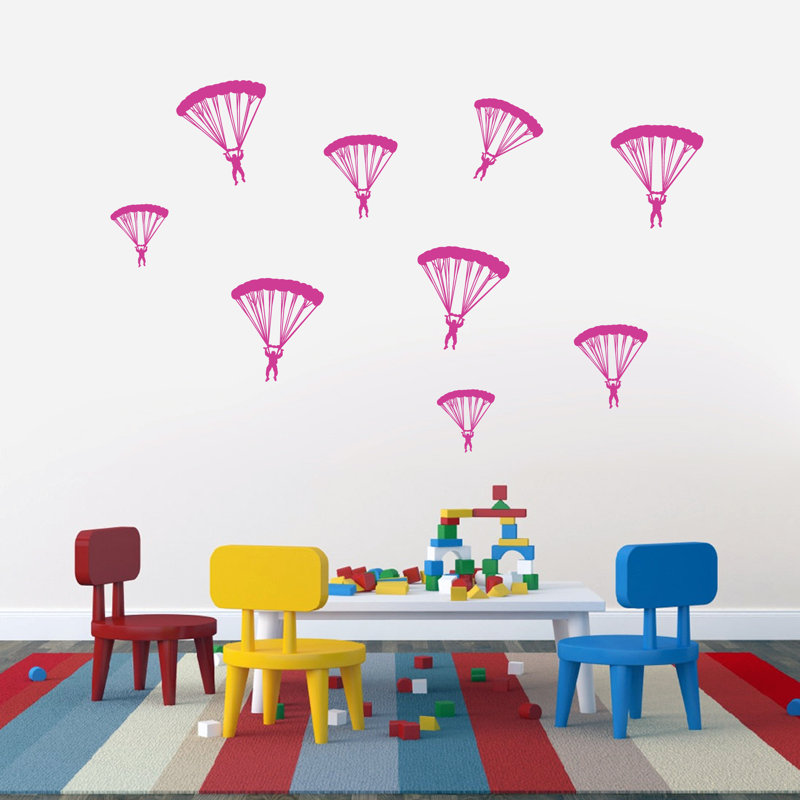 Adhésif décoratif Hervey Paratroopers, Rose vif