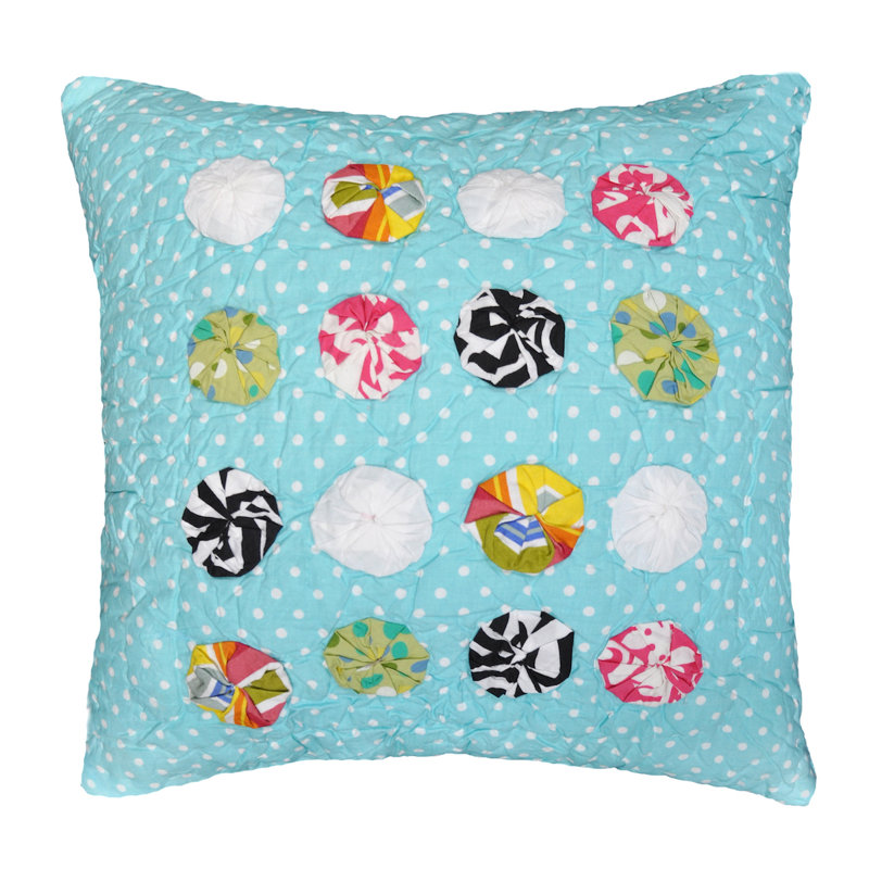 Yo-Yo Square Pillow