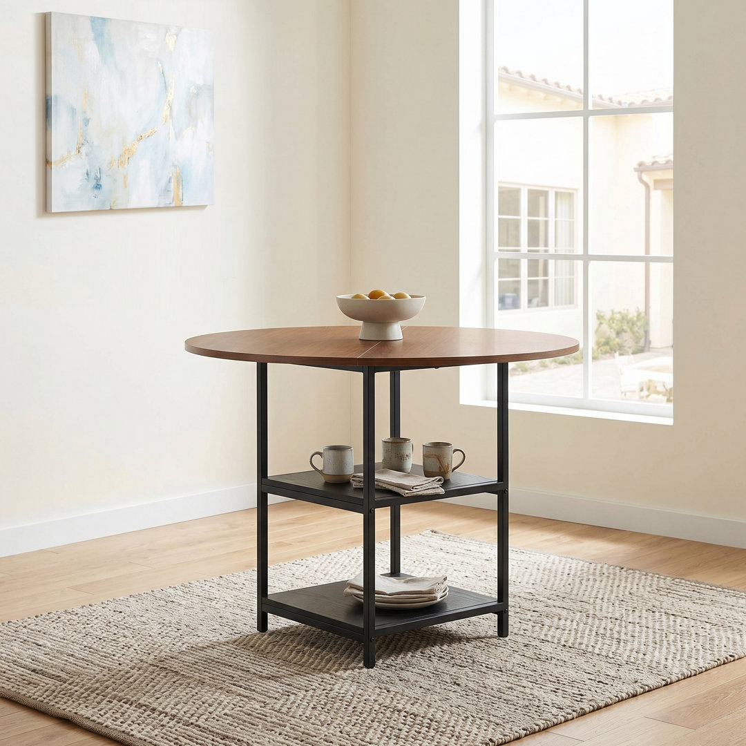 Metal Base Dining Table