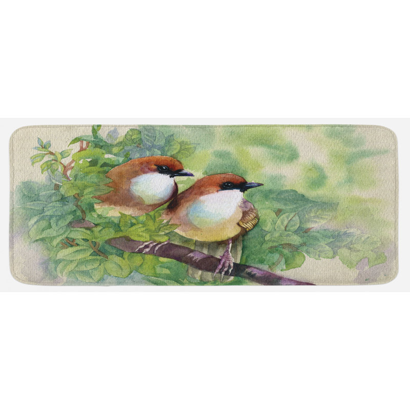 Tapis de cuisine oiseaux