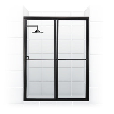 Newport Series 52" x 70" Bypass Framed Shower Door