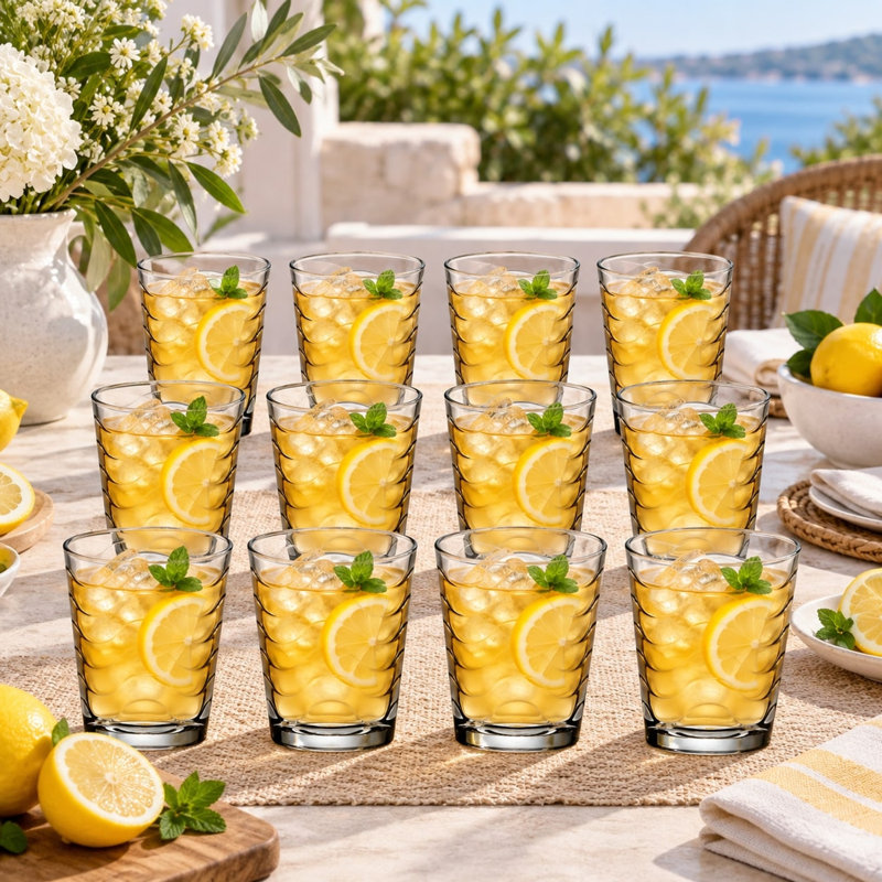 200 ml Drinking Glass Set, 12