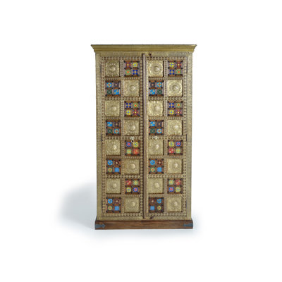 Marnie 2 Door Solid Wood Wardrobe