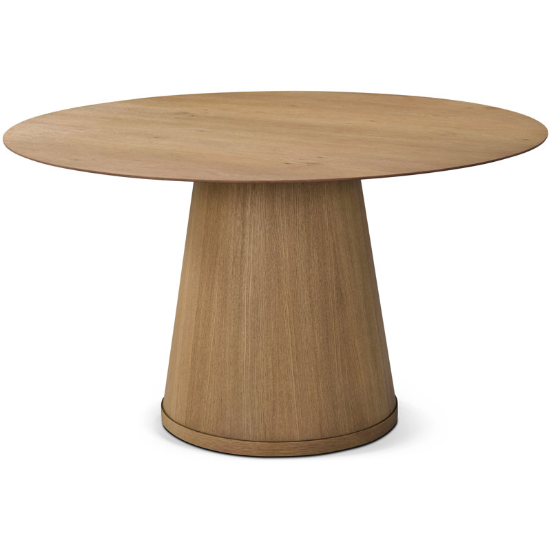 Madrid/WRC Dining Table, Natural, 30" H x 53.15" L x 53.15" W