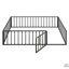 Structure de lit en métal avec clôture et porte-530300571-530300574