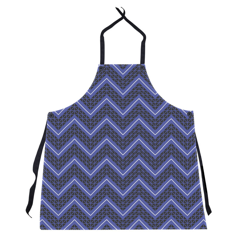 Stephenie Bib Apron, Dark Blue/Black