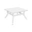 Liora Outdoor Coffee Table In Dark Eucalyptus Wood And Super Stone