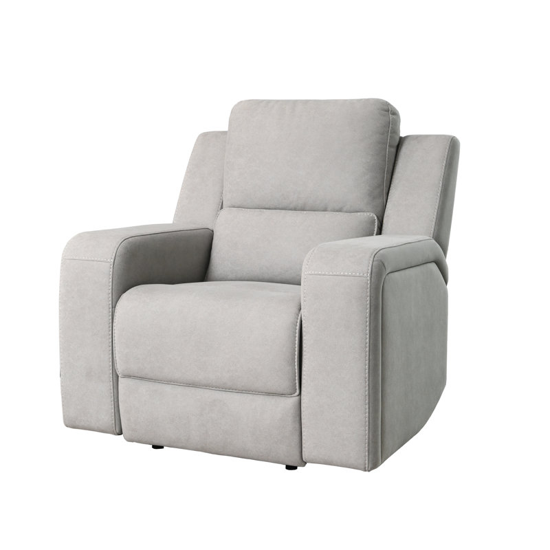 Mykai Upholstered Fabric Manual Recliner
