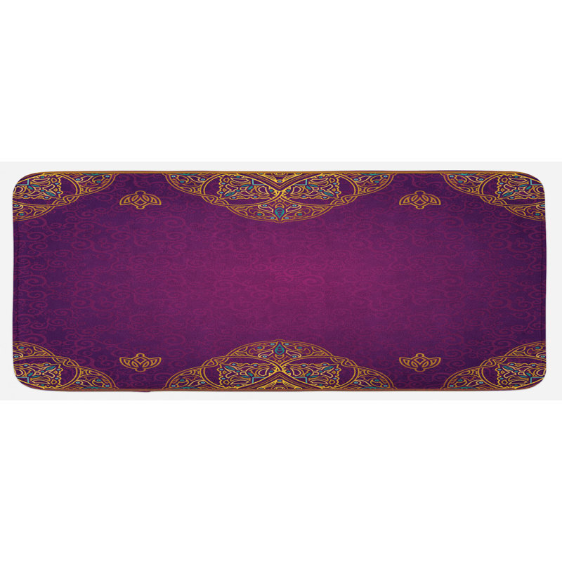 Eclectic Synthetic Kitchen Mat