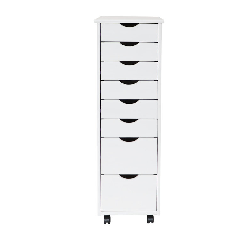Pringle 8 Drawer Storage Drawer, White