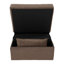 Banc de rangement moderne à plateau relevable avec lit escamotable et meubles en bois massif touffeté en velours-770187219