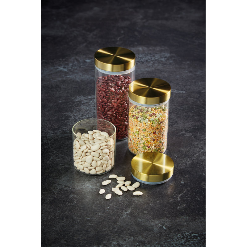 Airtight Large Glass Food Storage Jar, 0.7 L