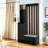 Versatile Hall Tree with Cushioned Bench and Multiple Storage Options-643261604