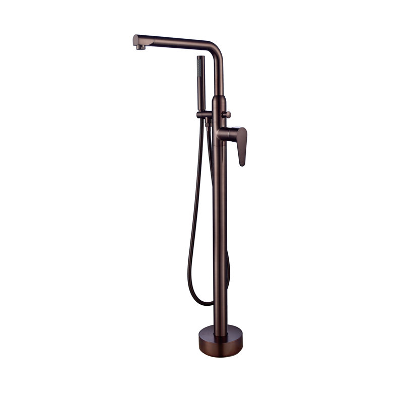 Robinet autoportant Jansen, nickel brossé, Bronze huilé