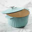 Cocotte en fonte émaillée avec couvercle Martha Stewart Eastholm-101368245-101368244