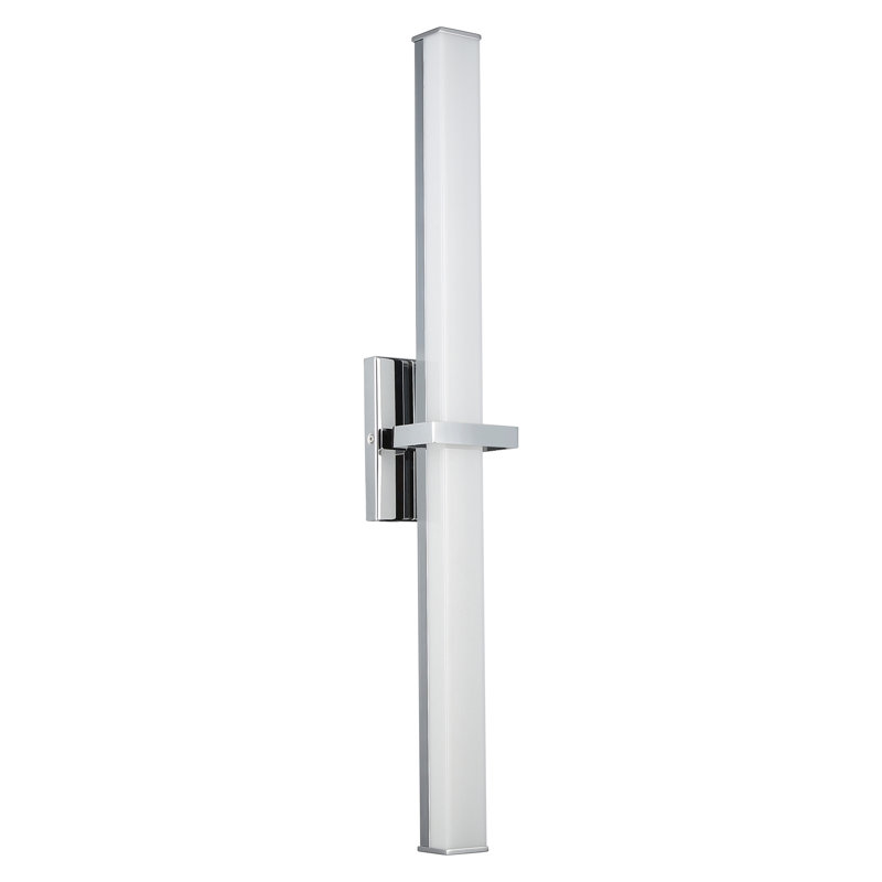30" LED Vanity Light - Chrome - Opal Glass, Chrome