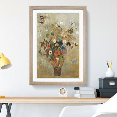 Vase of Flowers Vol.5 by Odilon Redon - Picture Frame Painting