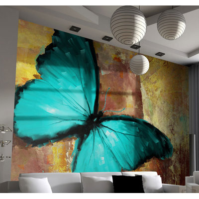 Painted Butterfly Wallpaper